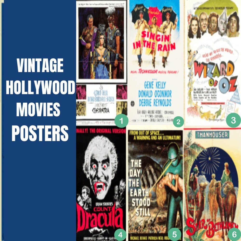 Vintage Hollywood Movie Poster